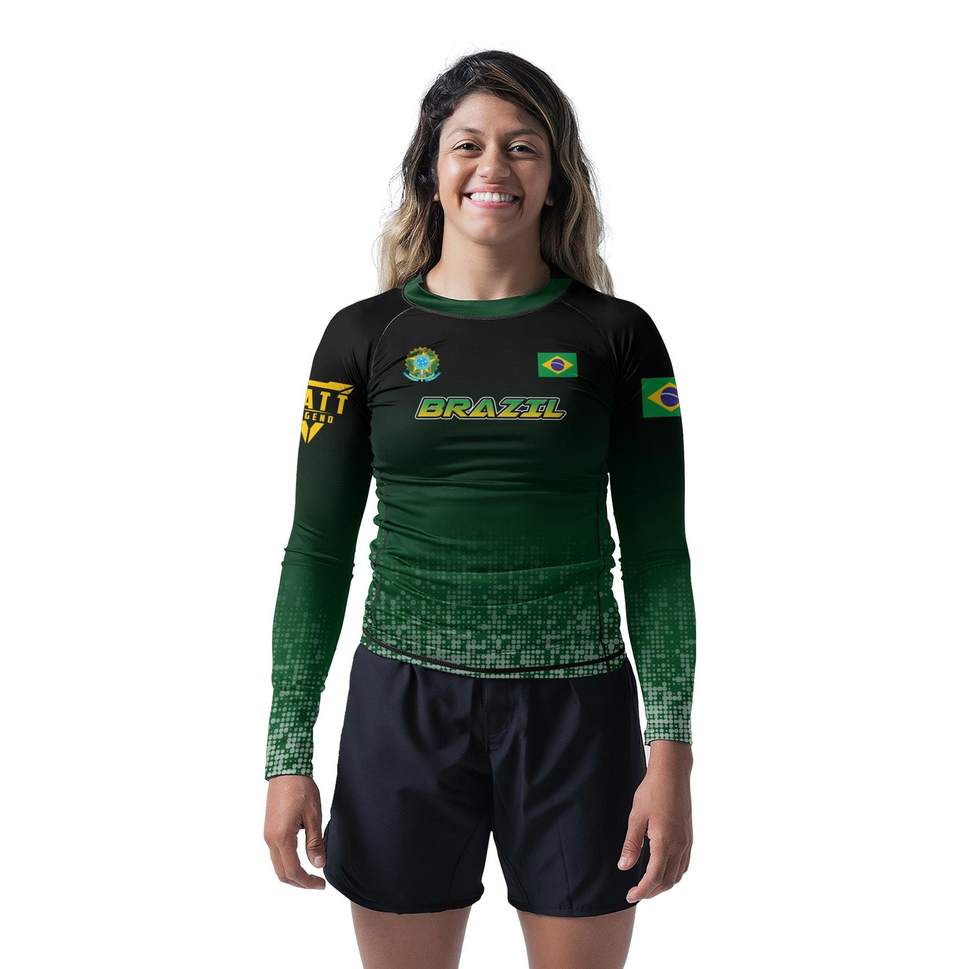 Brazil Halftone Rash Guard