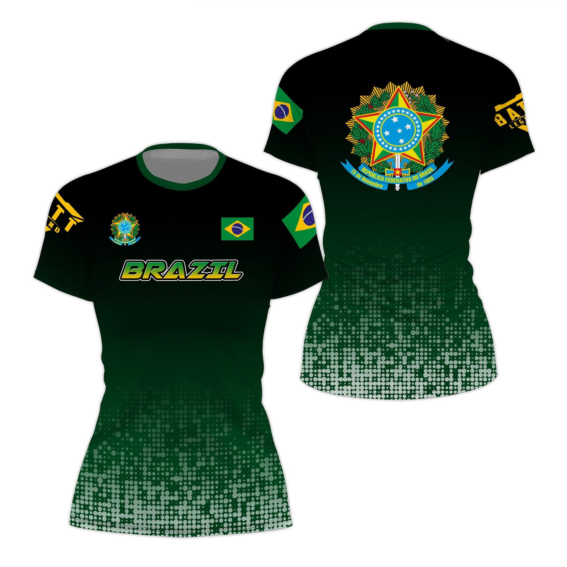 Brazil Halftone Rash Guard