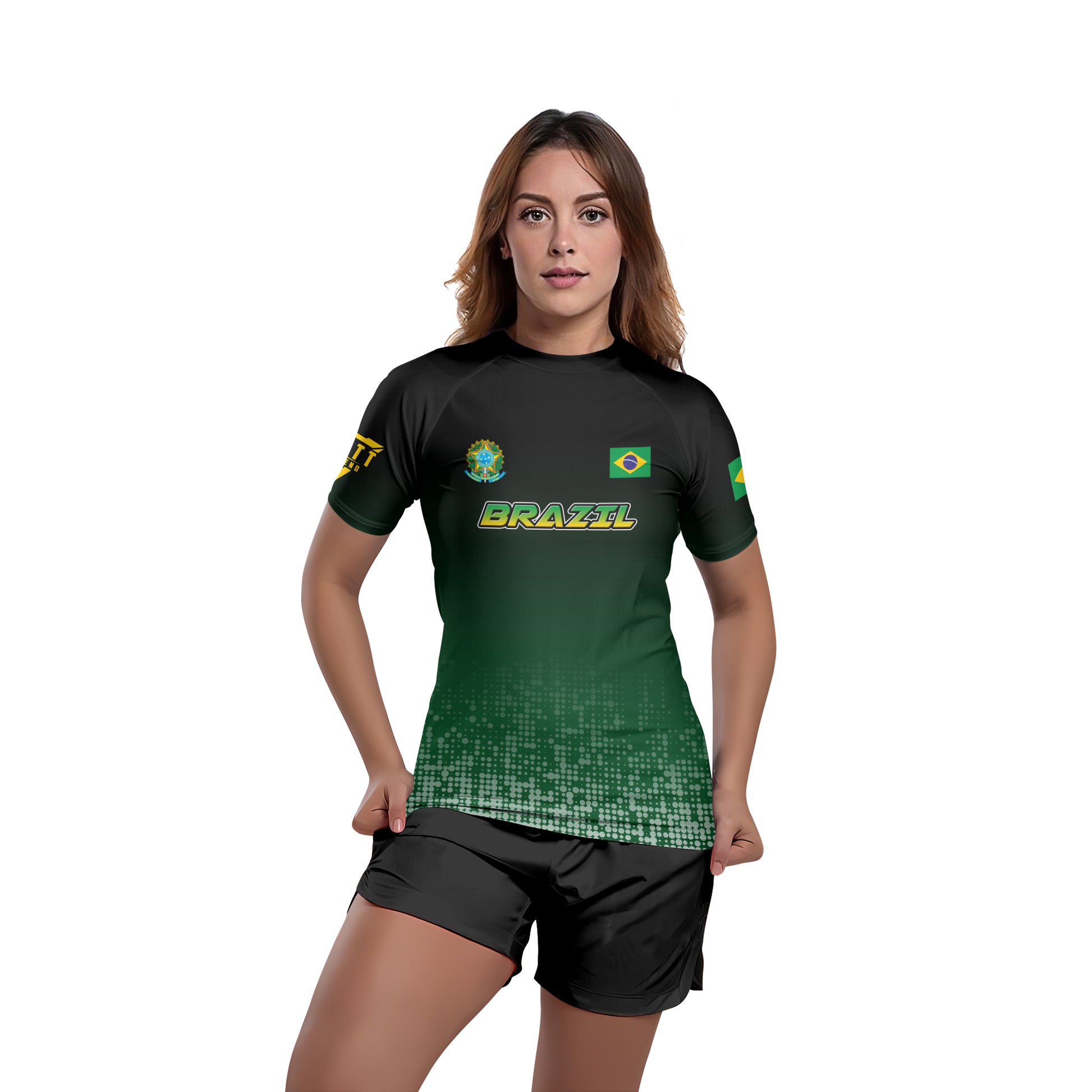 Brazil Halftone Rash Guard