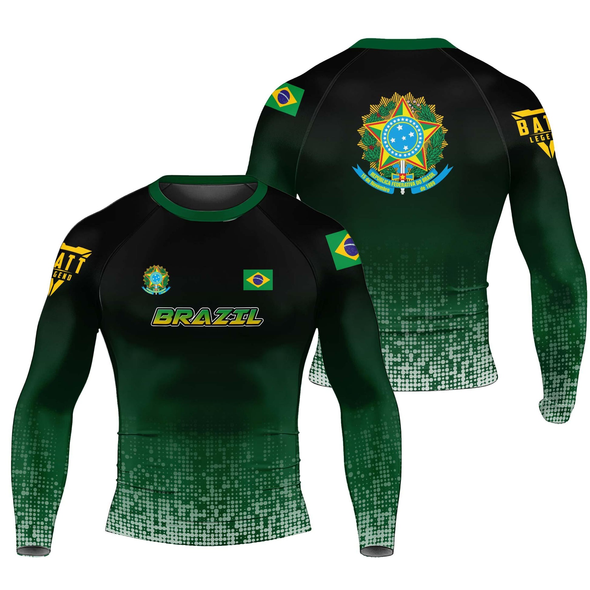 Brazil Halftone Rash Guard