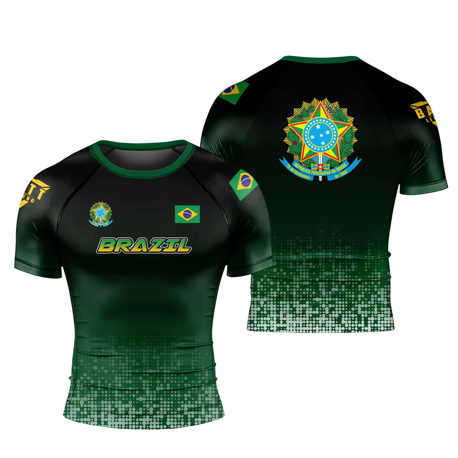 Brazil Halftone Rash Guard