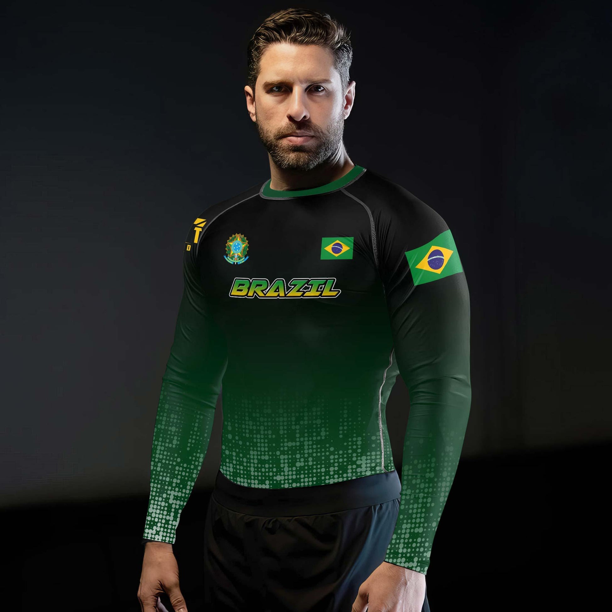Brazil Halftone Rash Guard