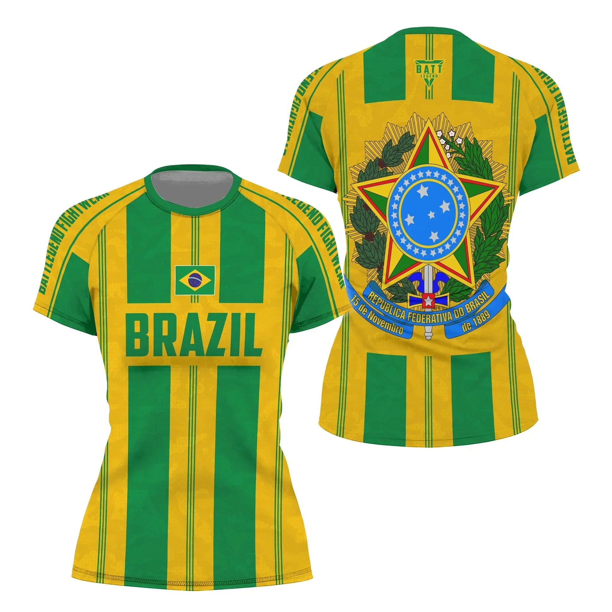 Brazil Heritage Force Rash Guard