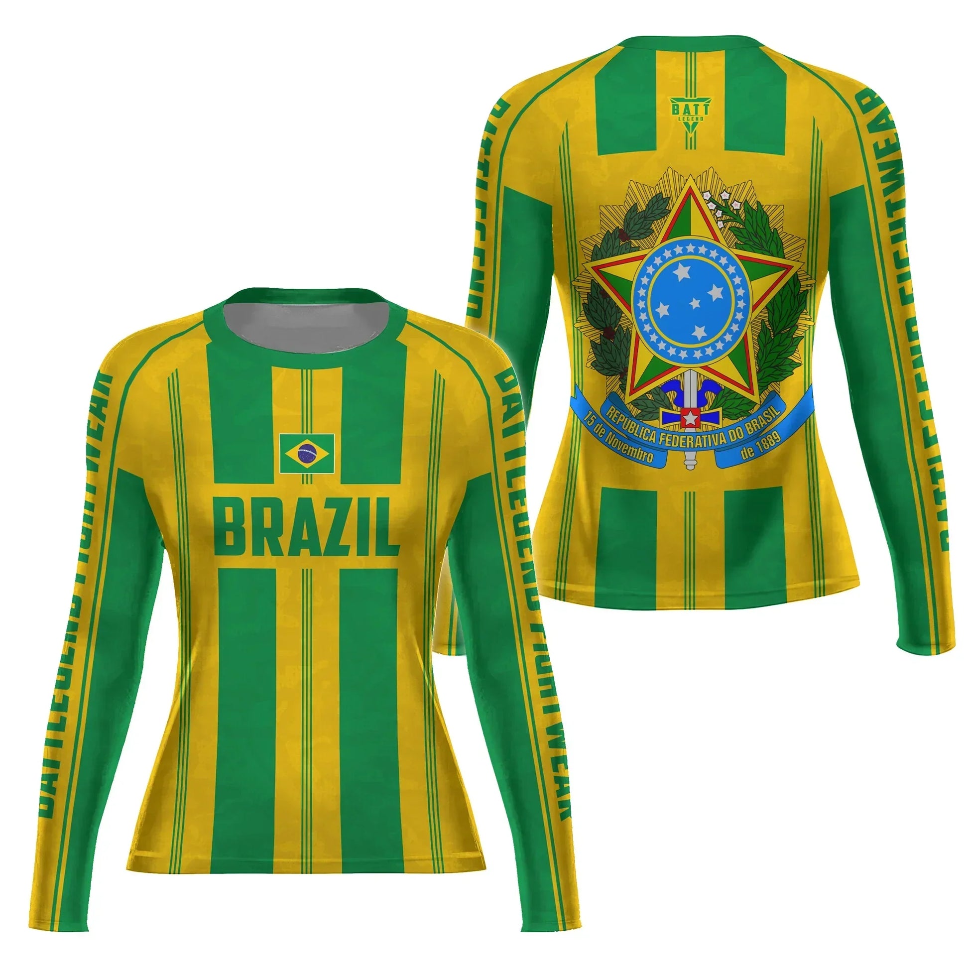 Brazil Heritage Force Rash Guard
