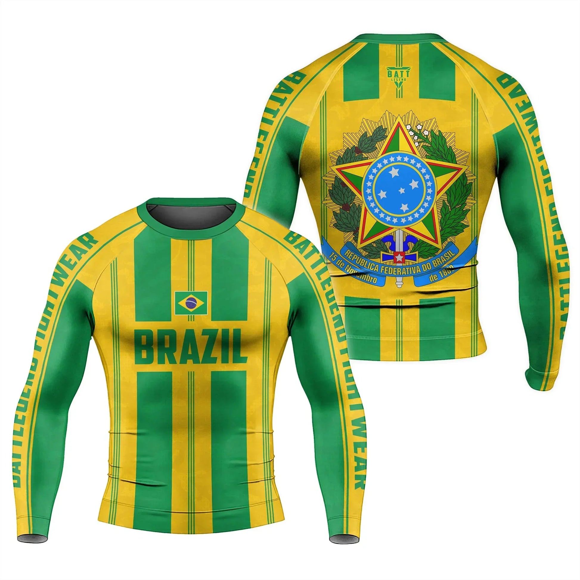 Brazil Heritage Force Rash Guard