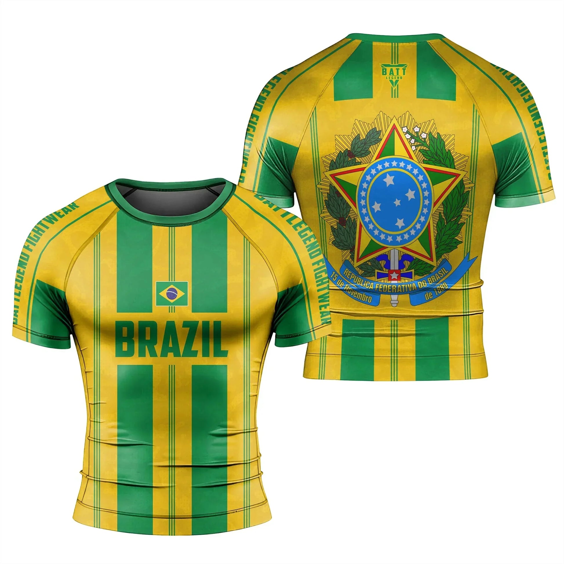 Brazil Heritage Force Rash Guard