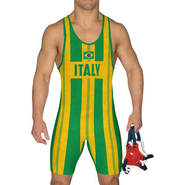 Brazil Heritage Force Wrestling Singlet