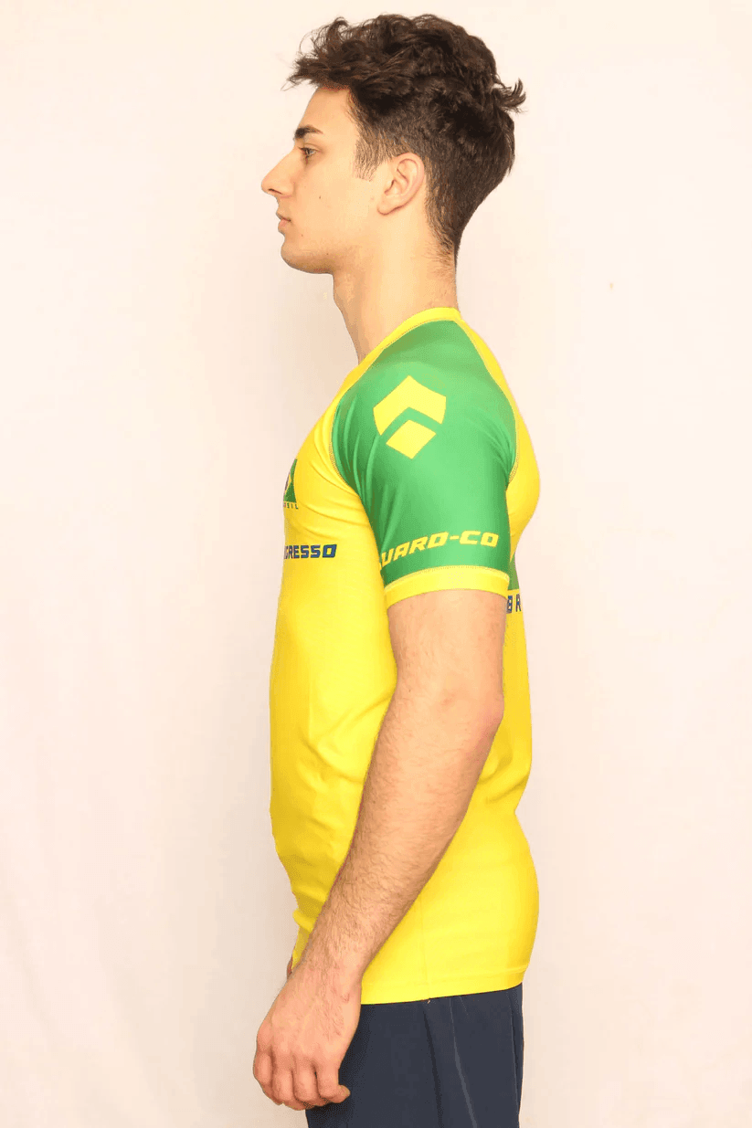 Brazil Short Sleeve Rash Guard