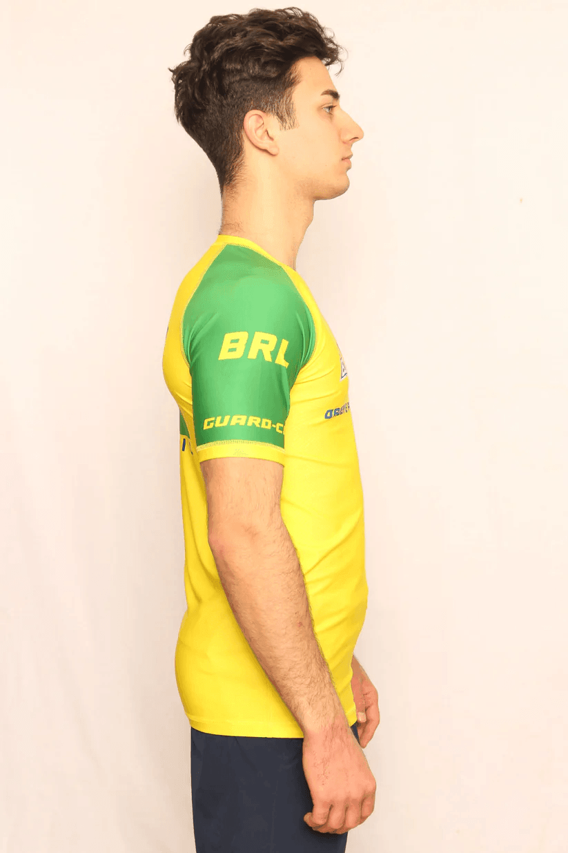 Brazil Short Sleeve Rash Guard