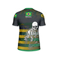Brazil Skull Fighter Kids Rash Guard