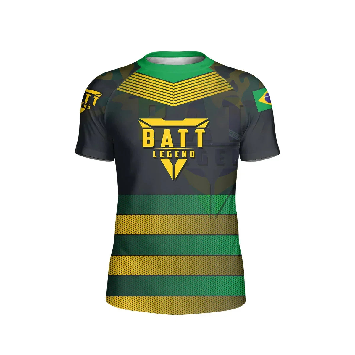 Brazil Skull Fighter Kids Rash Guard