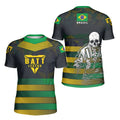 Brazil Skull Fighter Kids Rash Guard