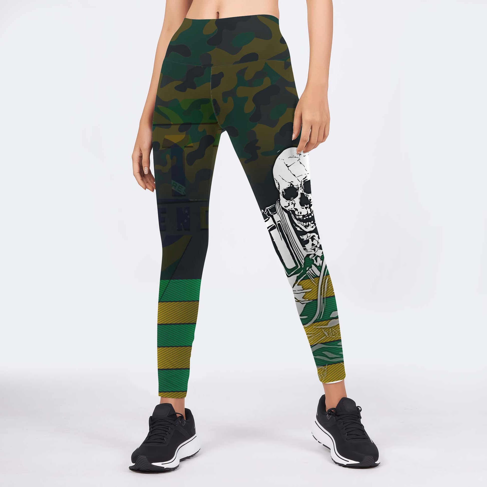 Brazil Skull Fighter Leggings