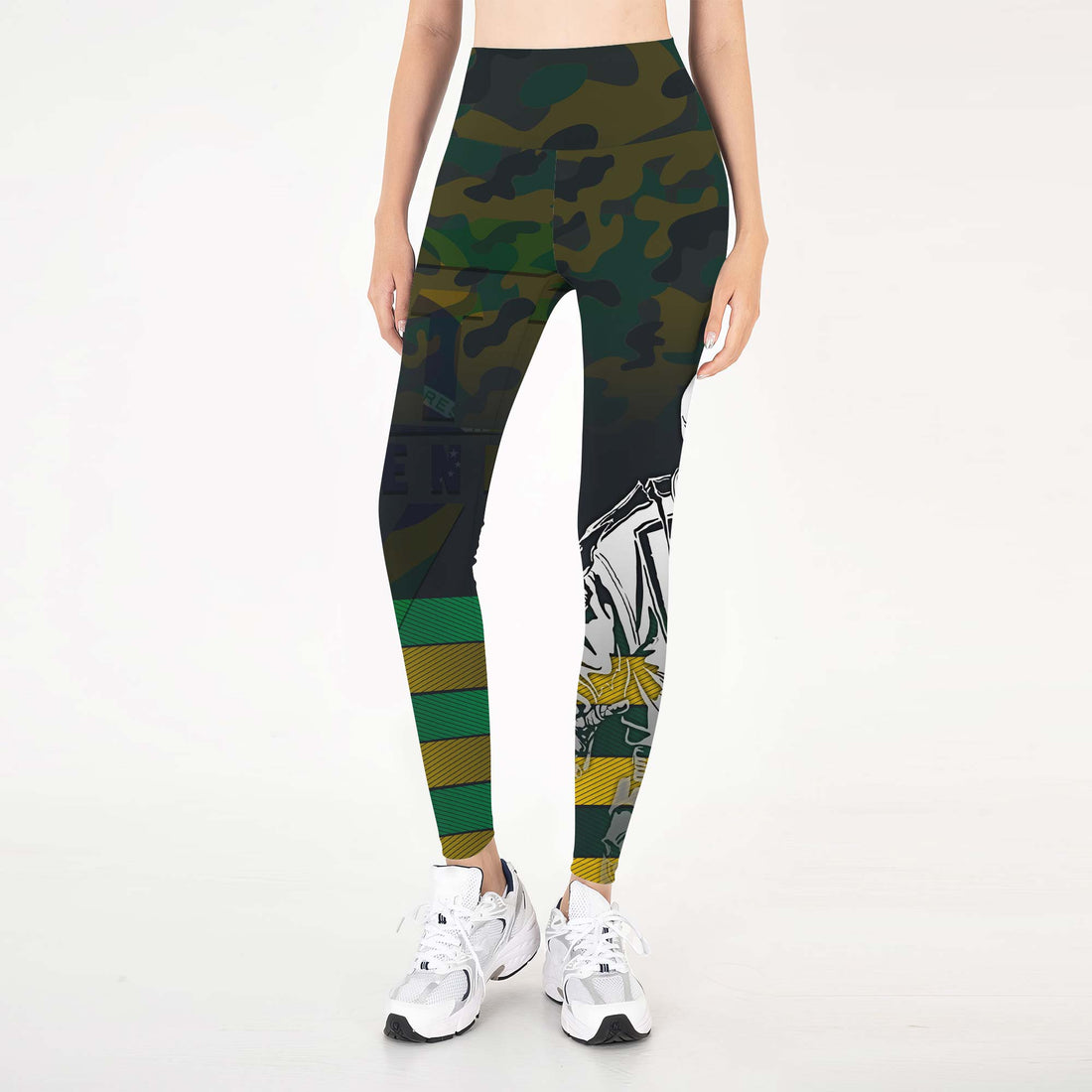 Brazil Skull Fighter Leggings