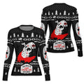 Camp Crystal Lake Christmas Rash Guard