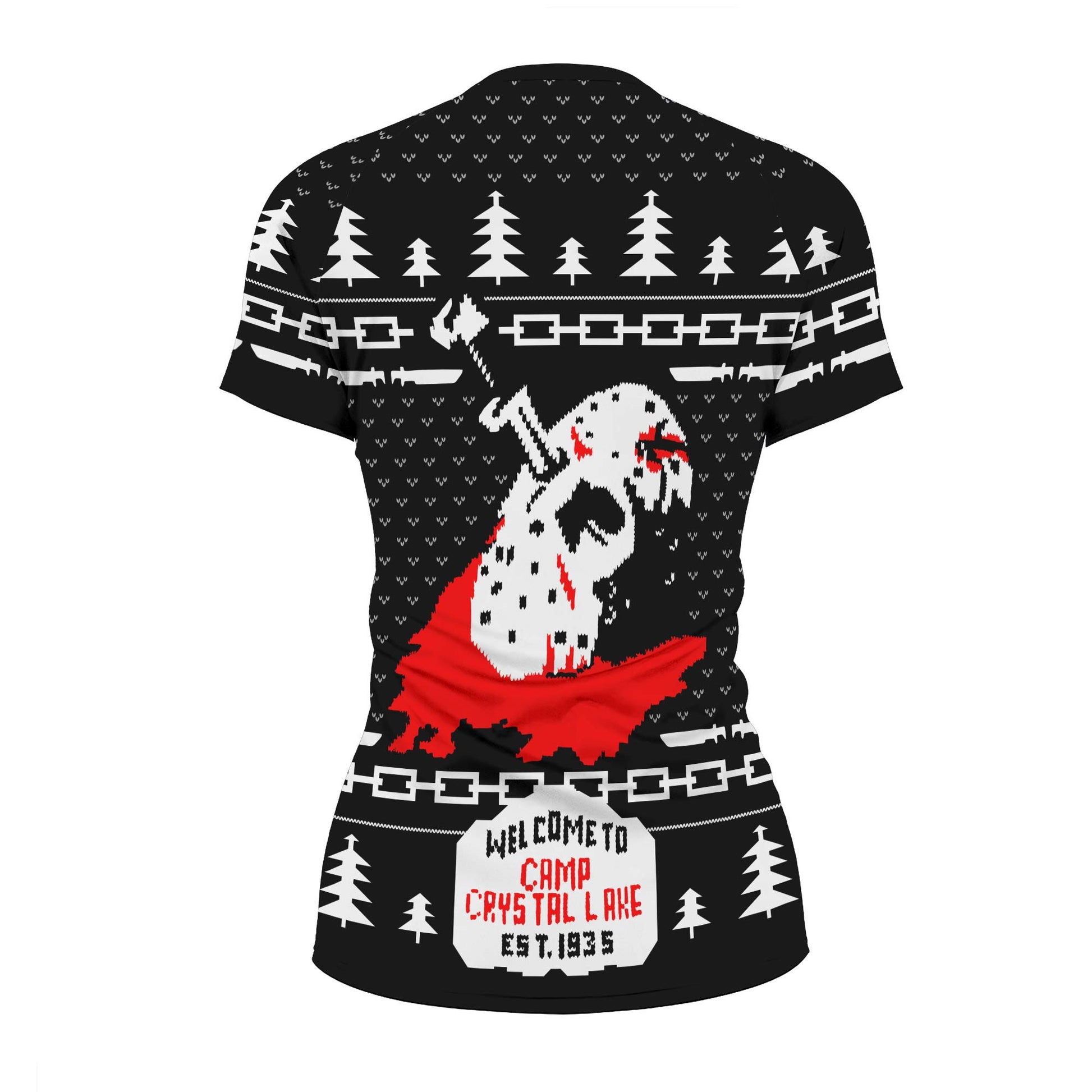 Camp Crystal Lake Christmas Rash Guard