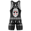Camp Crystal Lake Christmas Wrestling Singlet