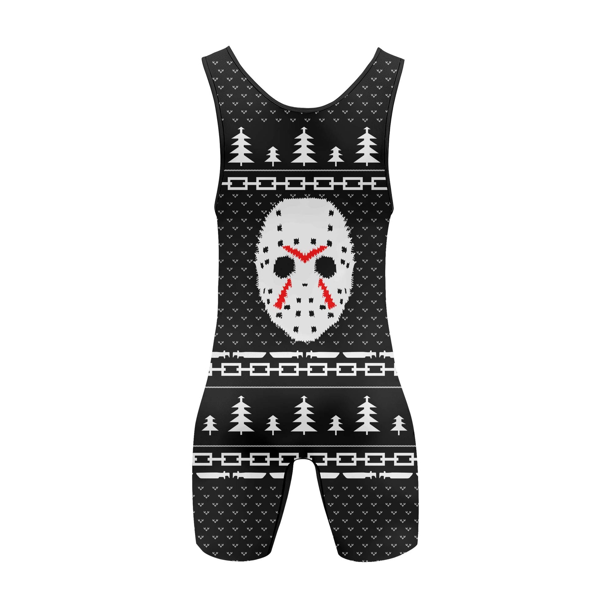 Camp Crystal Lake Christmas Wrestling Singlet