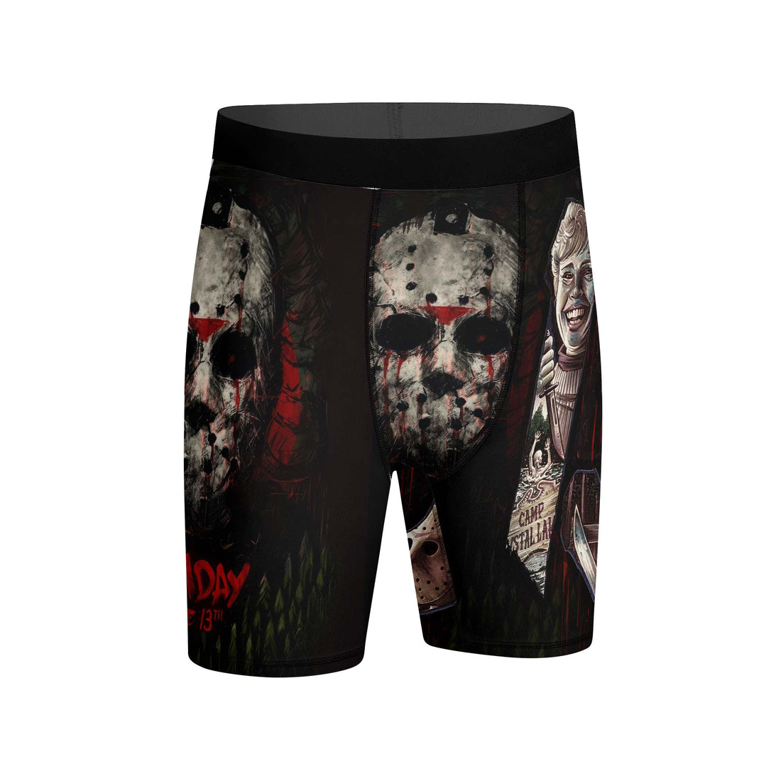 Camp Crystal Lake Friday The 13th Compression Shorts
