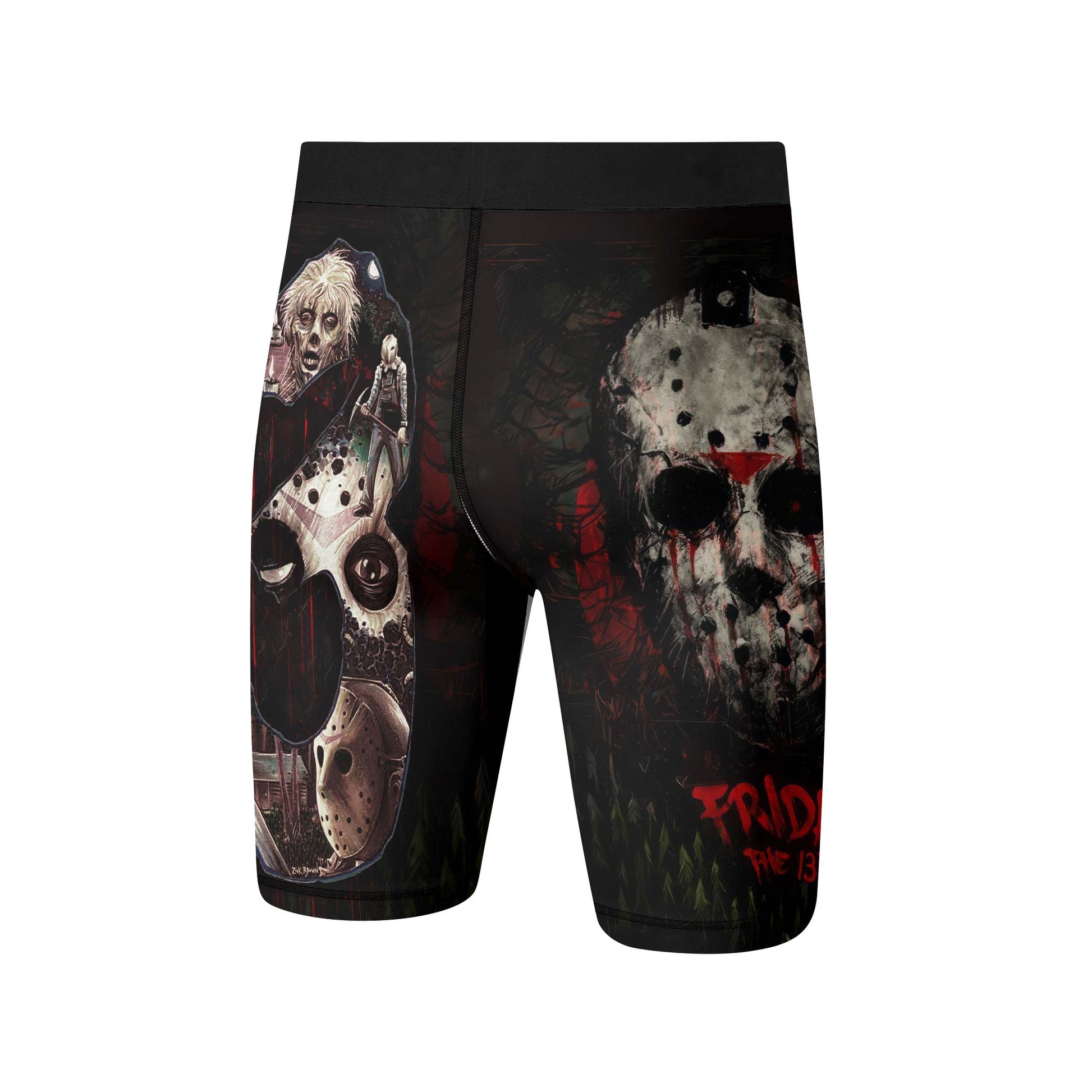 Camp Crystal Lake Friday The 13th Compression Shorts