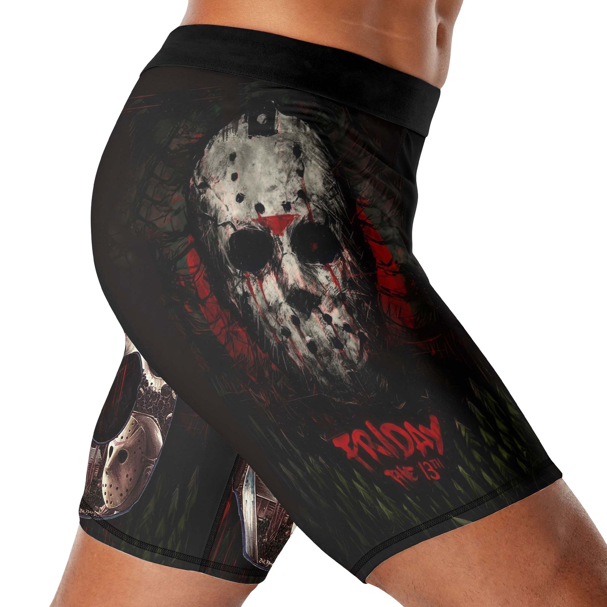 Camp Crystal Lake Friday The 13th Compression Shorts