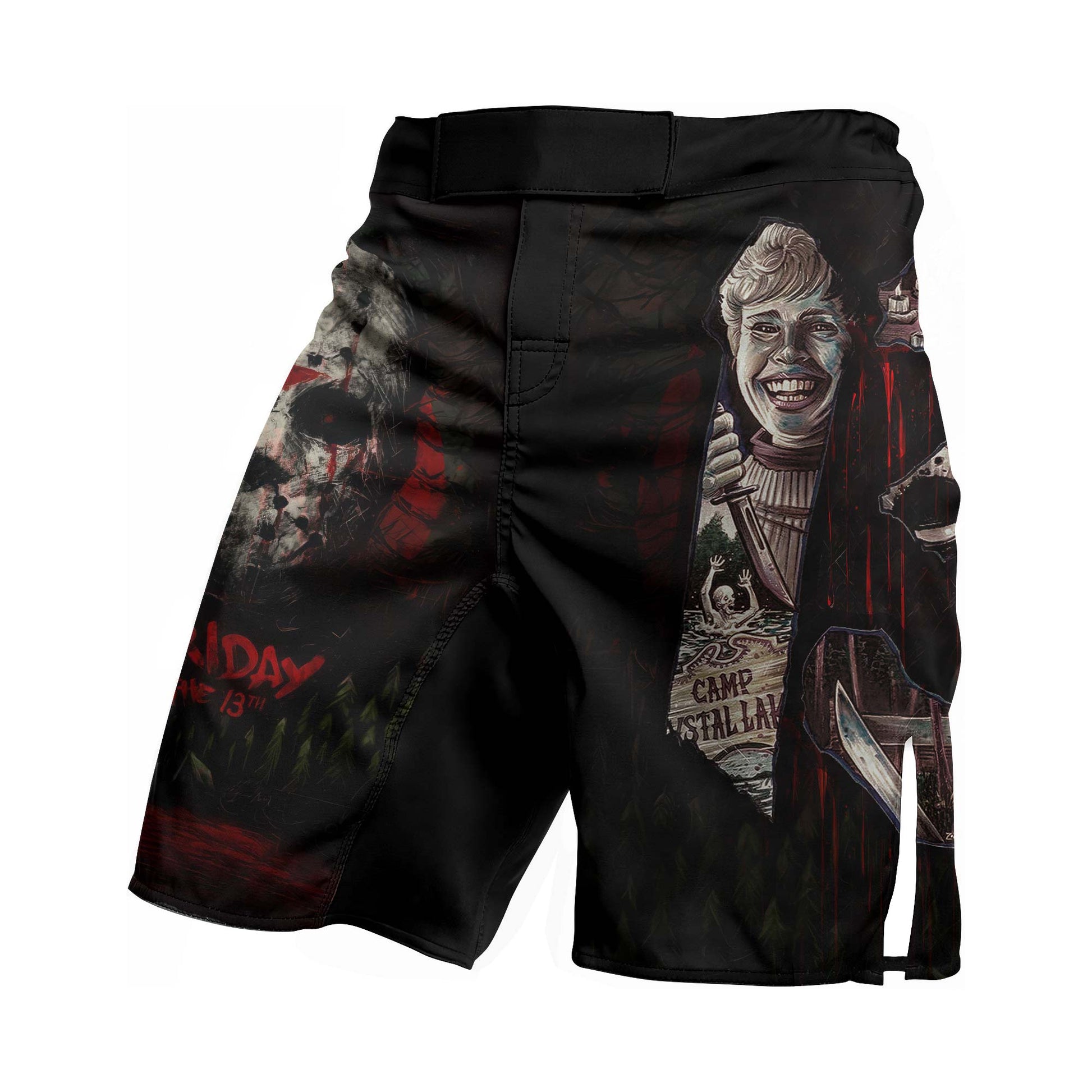 Camp Crystal Lake Friday The 13th Fight Shorts