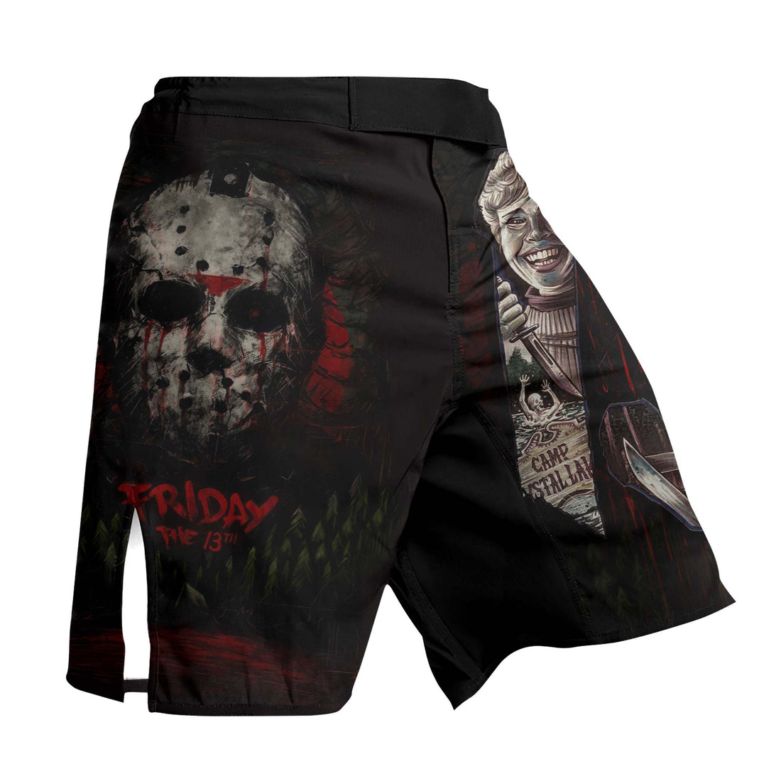 Camp Crystal Lake Friday The 13th Fight Shorts