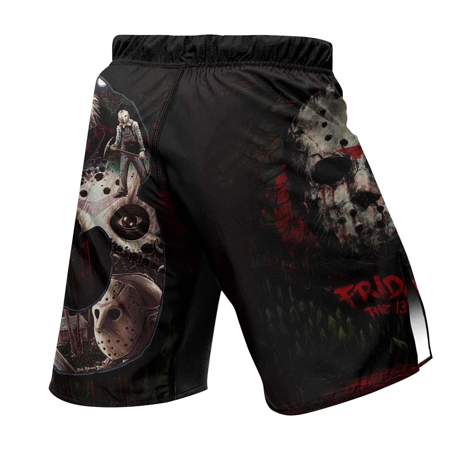 Camp Crystal Lake Friday The 13th Fight Shorts