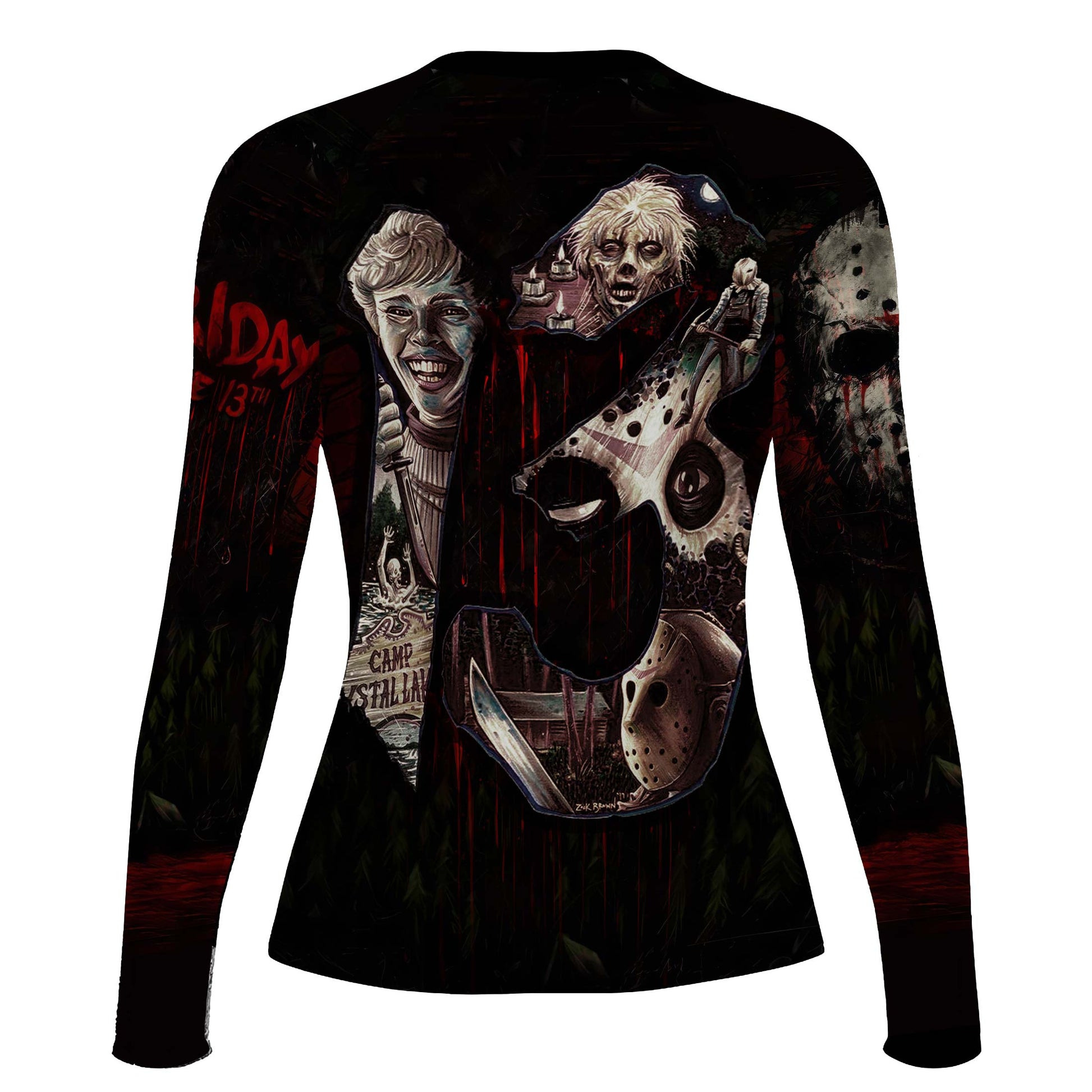 Camp Crystal Lake Friday The 13th Rash Guard