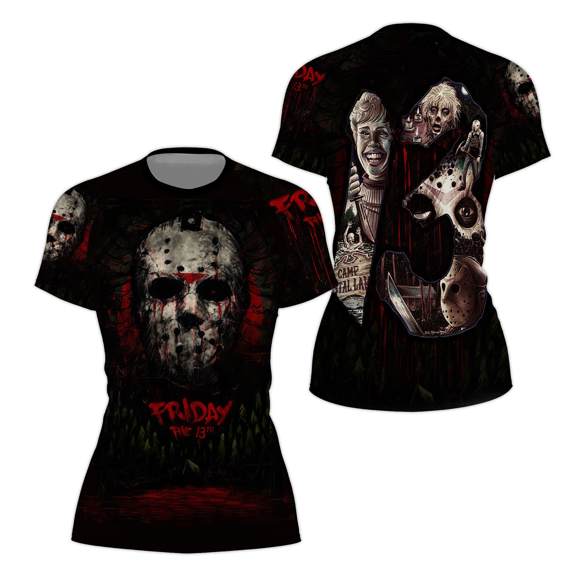 Camp Crystal Lake Friday The 13th Rash Guard