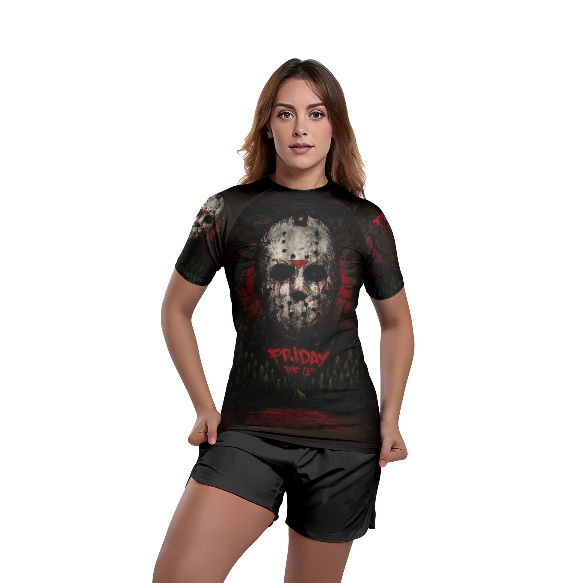 Camp Crystal Lake Friday The 13th Rash Guard