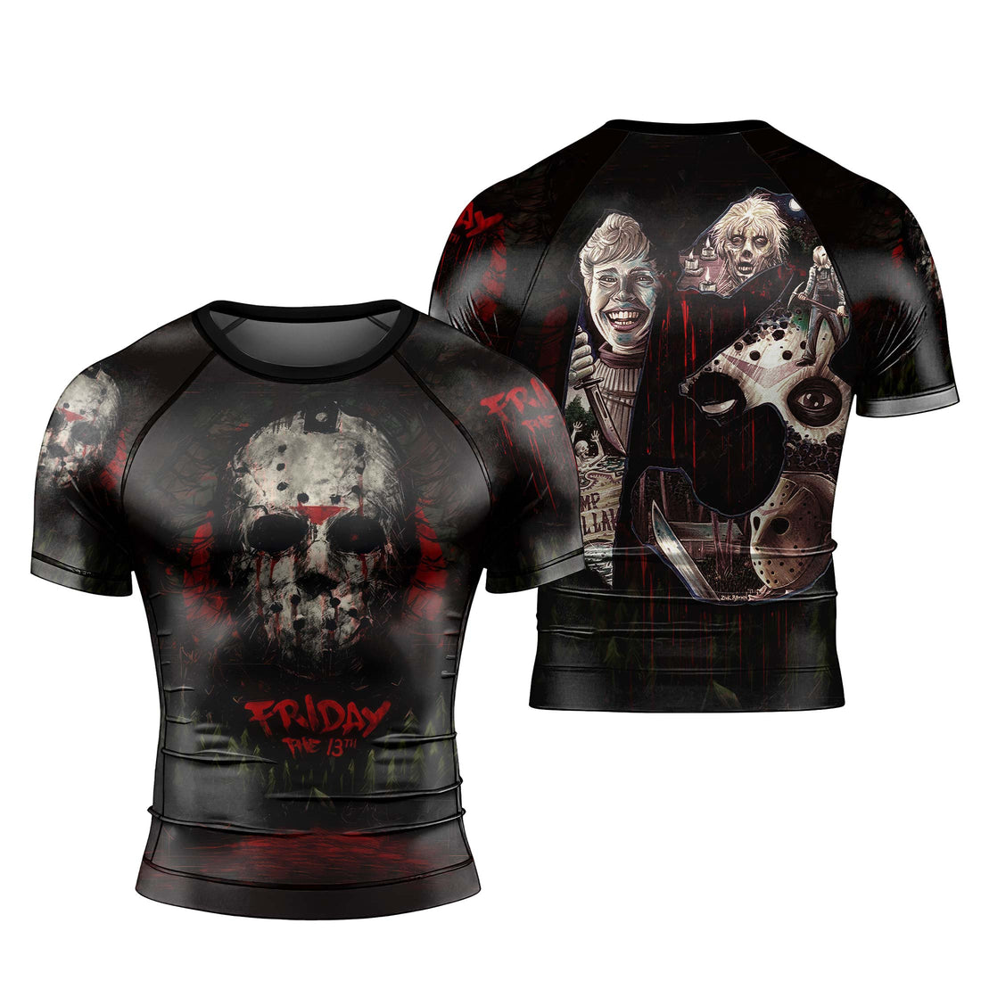 Camp Crystal Lake Friday The 13th Rash Guard