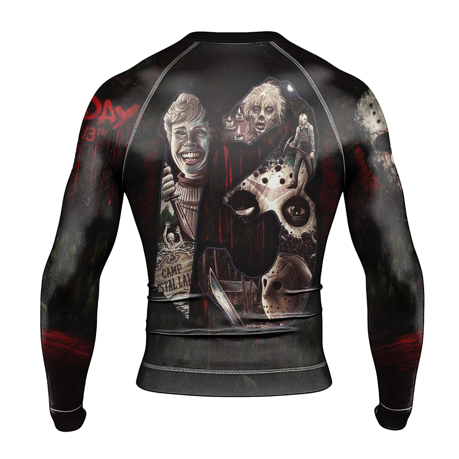 Camp Crystal Lake Friday The 13th Rash Guard