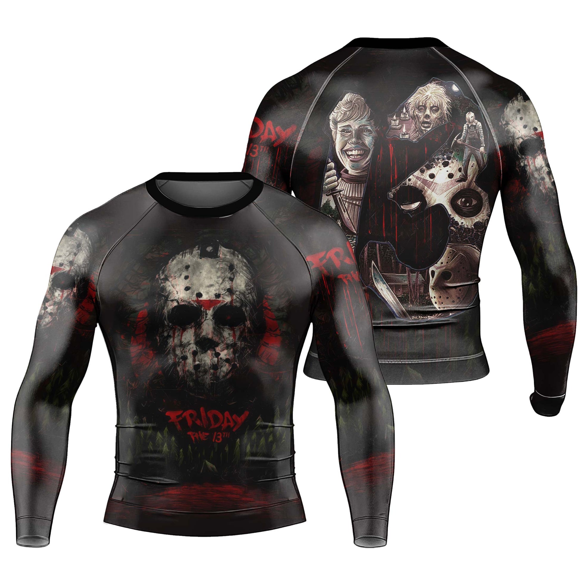 Camp Crystal Lake Friday The 13th Rash Guard