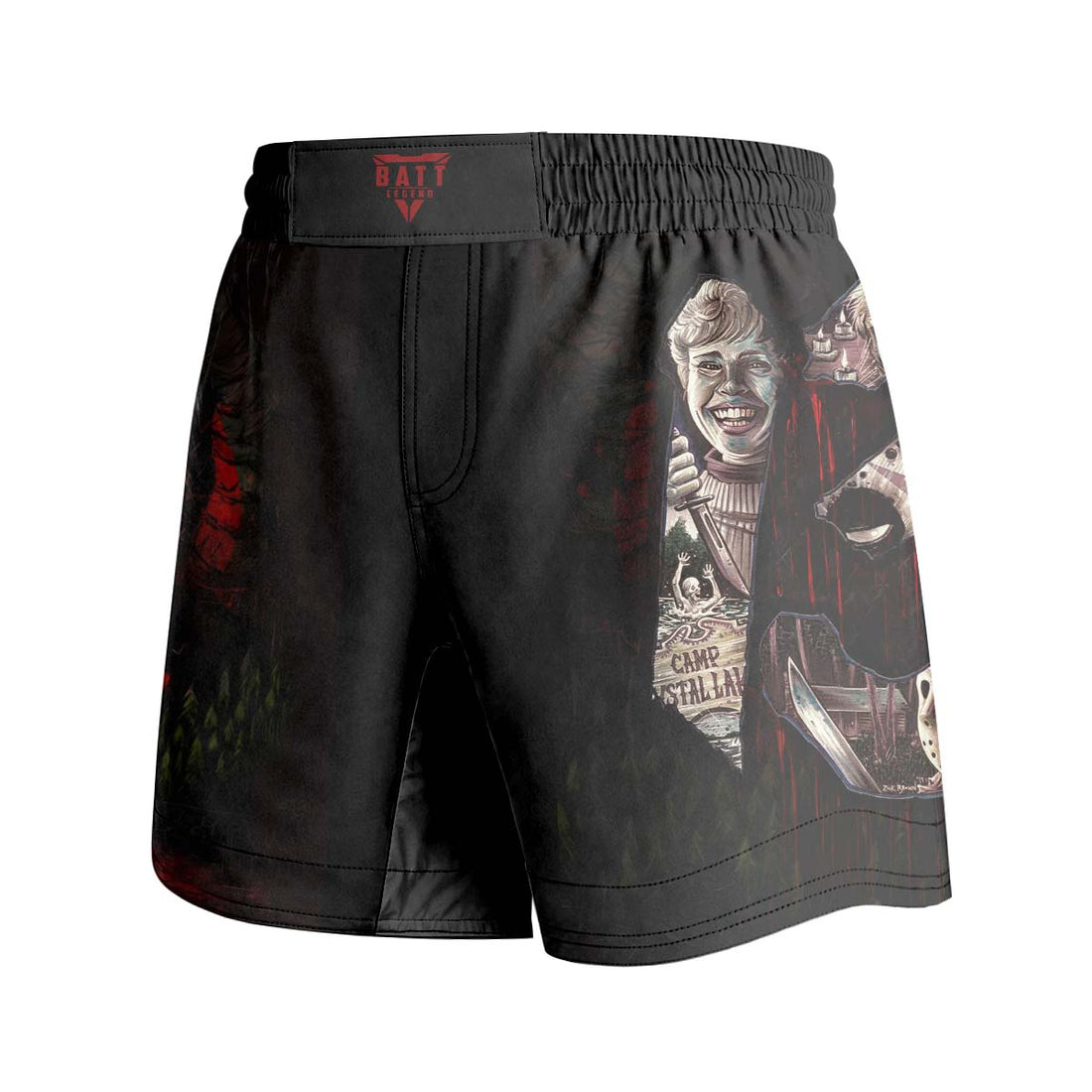 Camp Crystal Lake Friday The 13th Grappling Shorts