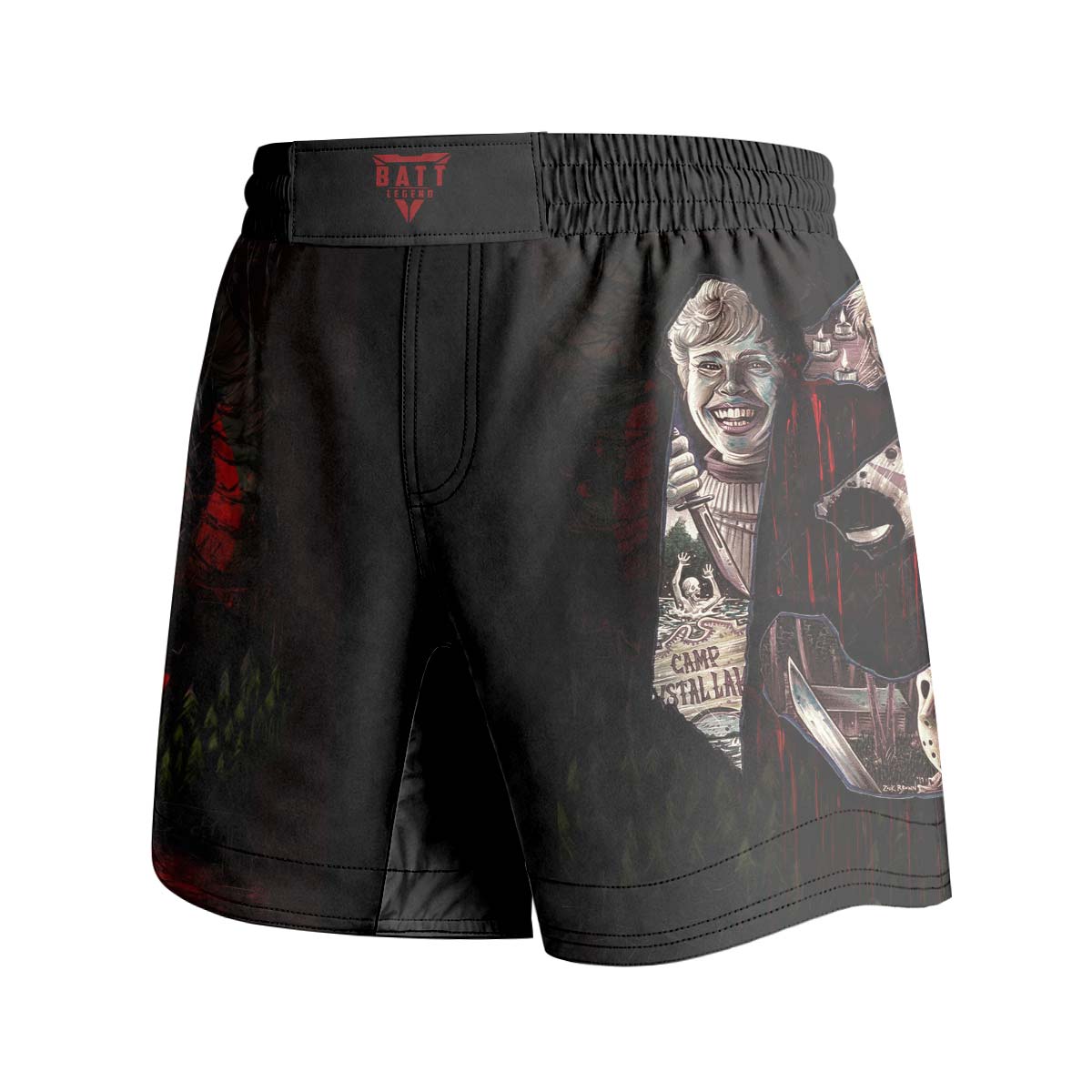 Camp Crystal Lake Friday The 13th Grappling Shorts