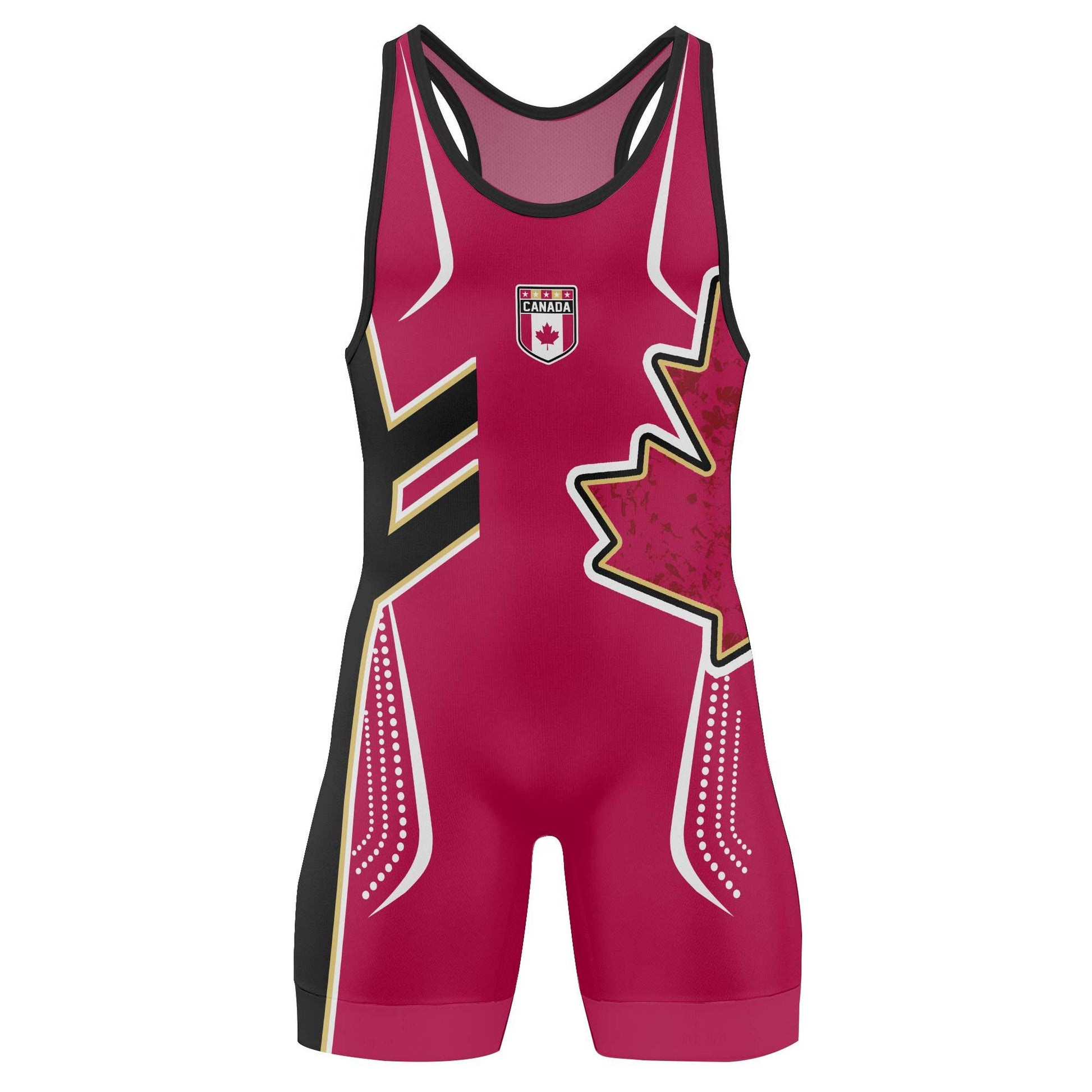 Canada Sublimated Wrestling Singlet
