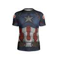 Captain America Cosplay Kids Rash Guard