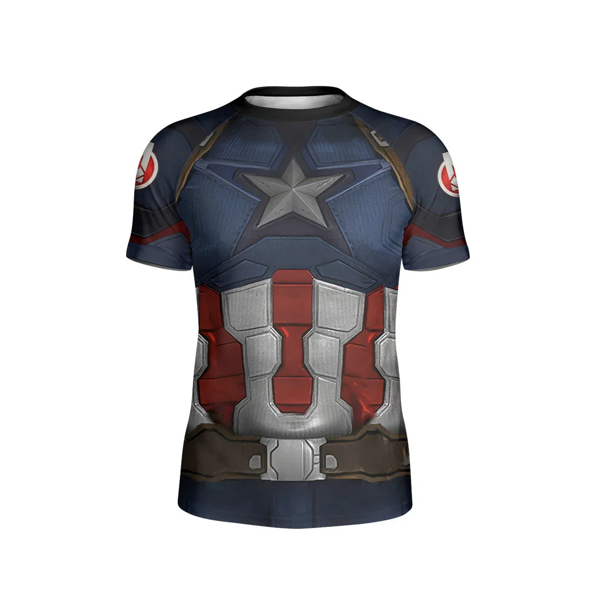 Captain America Cosplay Kids Rash Guard
