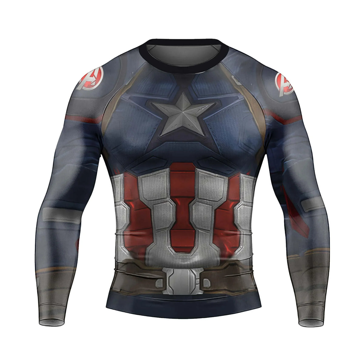 Maillot De Bain Garçon Avengers Captain America – Rash Guard Costume Super Héros, Marvel Officiel