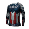 Captain America New World Order Cosplay Kids Rash Guard