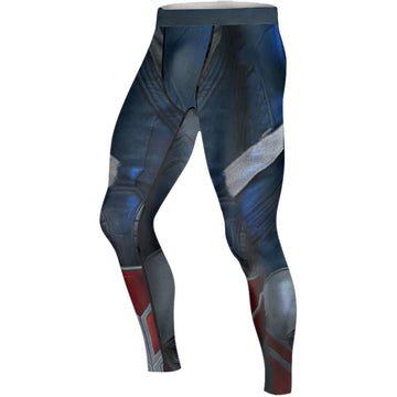 Captain America New World Order Cosplay Men's Compression Leggings