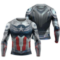 Captain America New World Order Cosplay Rash Guard