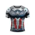 Captain America New World Order Cosplay Rash Guard