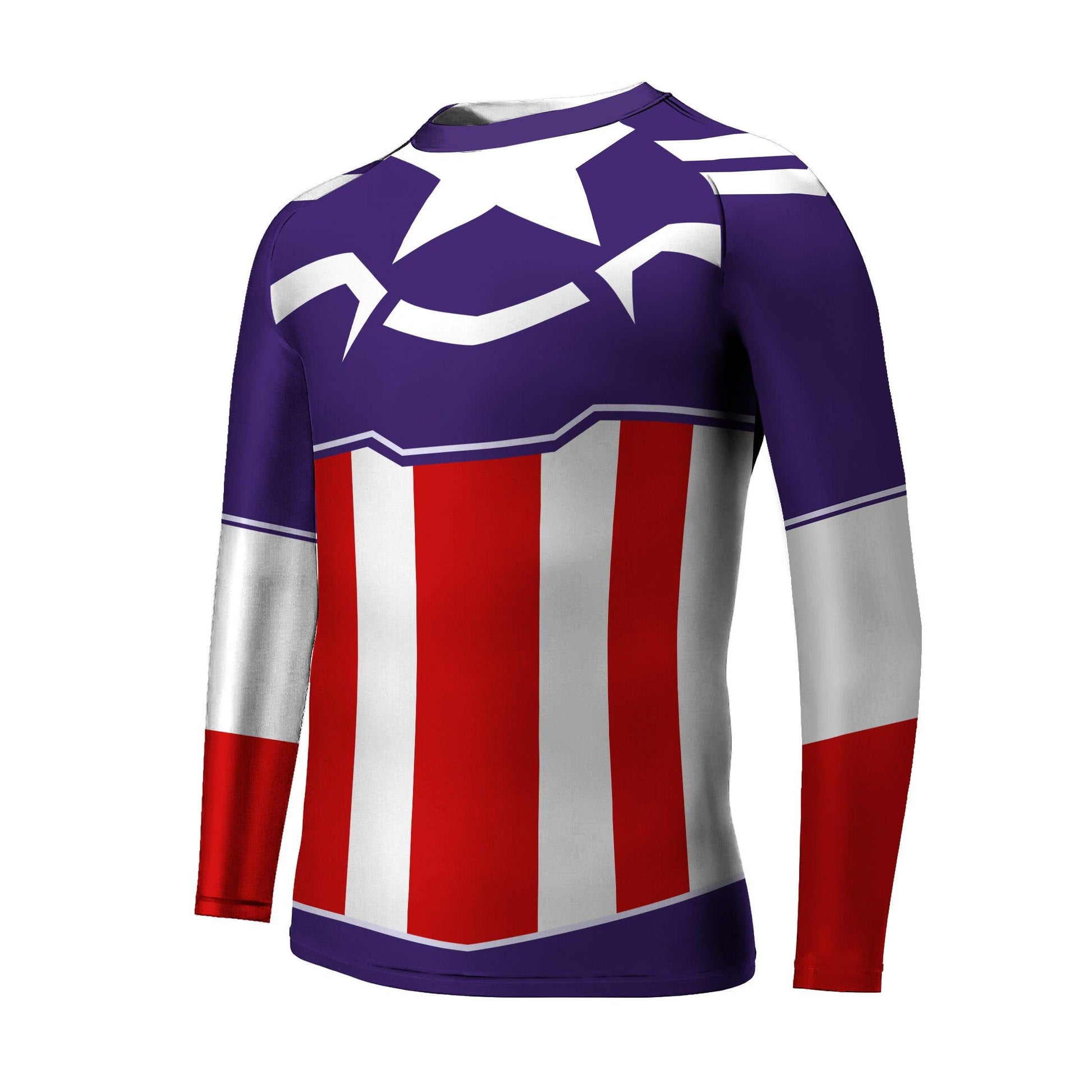 Captain America Sam Wilson Kids Rash Guard