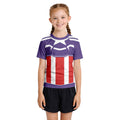 Captain America Sam Wilson Kids Rash Guard