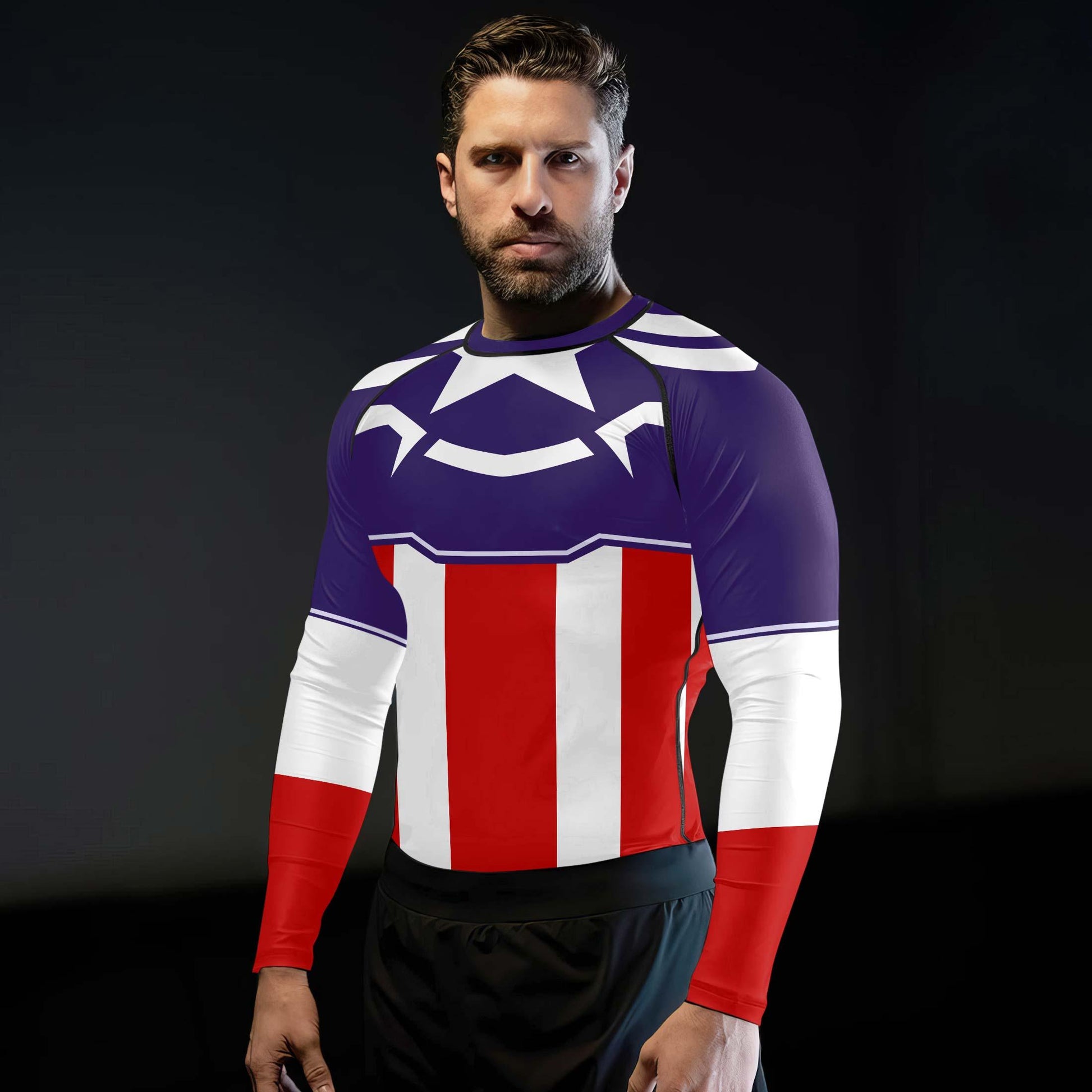 Captain America Sam Wilson Rash Guard