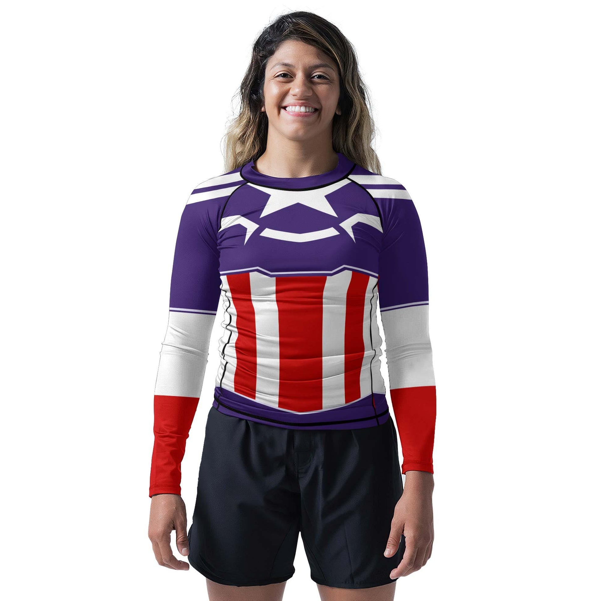 Captain America Sam Wilson Rash Guard