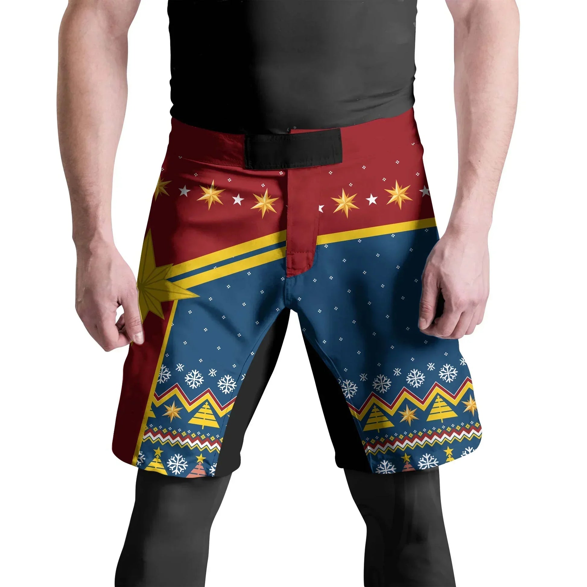 Captain Marvel Christmas Fight Shorts