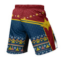 Captain Marvel Christmas Fight Shorts